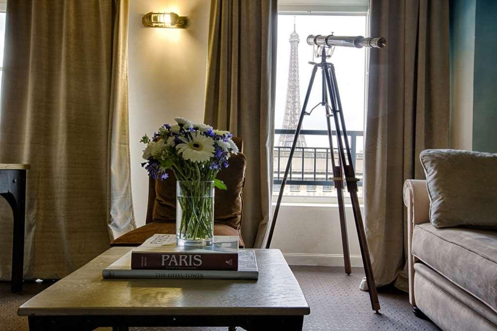Eiffel Trocadero Hotel Paris Cameră foto