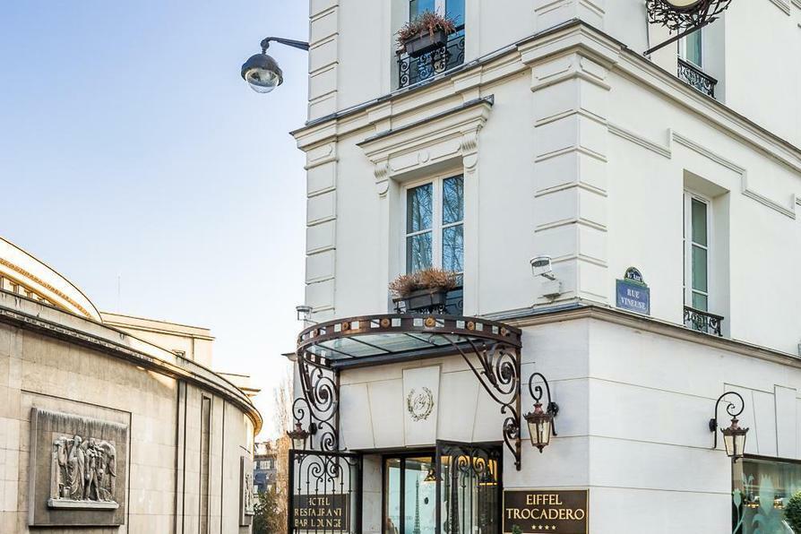 Eiffel Trocadero Hotel Paris Exterior foto