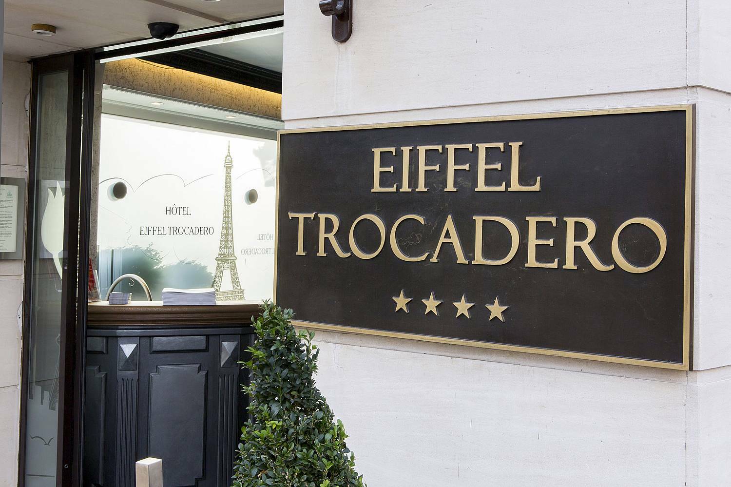 Eiffel Trocadero Hotel Paris Exterior foto